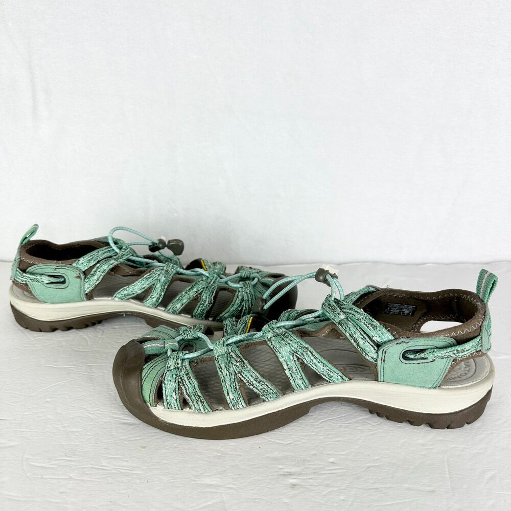 Keen Women's Whisper Waterproof Sandals Size 9.5 Green Gray Outdoor Hiking - Picture 3 of 8